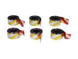6PCS Bird Deterrent Reflective Scare Tape Bird Repellent Ribbon for Orchard Supplies Red V1294-YM0901-3111210188811