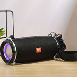Portable Wireless Speaker Bluetooth Speaker Flashing LED Lights Party Speaker - Blue - Size 01 V1106-791-25188-BLU-01