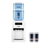 Devanti Water Cooler Dispenser Bench Top 22L w/2 Filter WD-1103-22L-2FT-WH