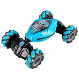 Remote Hand Control Watch Gesture Sensor Twist Car Toy USB charging Car Toy -Blue V1263-JX-6177