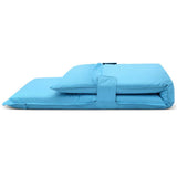 Artiss Floor Lounge Sofa Camping Chair Blue FLOOR-OUT-0302-BU