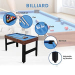 4FT 3-in-1 Games Foosball Soccer Hockey Pool Table V63-834011