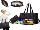 2 in 1 Lunch Laptop Tote Bag 15.6 Work Bags for Women Teacher Nurse Casual - Khaki V1263-JX-8122-1
