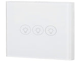 WiFi Touch Light Switch Voice Control Dimmable Smart Wall Touch Switch with Timer for Tuya 90250V V1294-YM0718-3119210330711