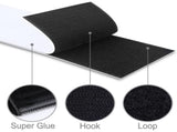 QZS Nylon Heavy Duty Tape Strips,3.9x78.7In Portable Black Adhesive Tape for Couch,1Pack Double V1189-WXFWAL-20260319-00416