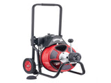 Drain Cleaner 15m x 13mm, Auto Feed Sewer Snake Auger on Wheels, Portable Drain Cleaning V952-ZDJJKLSGDSTJZCTMF002V3