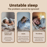 White Handheld Sleep Aid Device Smart Relaxation Tool with Dual Modes & LED Display Portable V1107-CS-ZNSMY