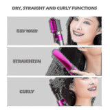 5-in-1 Hair Dryer Brush Curler Straightener Styling Tool V1263-JX-5618