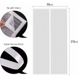 Magnetic Screen Door 90X210Cm Anti Fly Curtain Adhesive Strip Automatic Closing Ultra Fine Mesh V1188-MS-227-0843