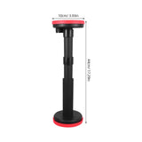cabinet jack support pole Adjustable Support For Bathroom Cabinets In Black 2pcs V1192-AZ-W-27622