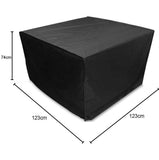 Garden Table Cover - 123*123*74 cm - Garden Furniture Cover - Square Garden Furniture Cover V1188-MS101-02820-1
