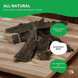 2Kg Dog Treat Beef Liver Pieces - Dehydrated Australian Healthy Puppy Chew V238-SUPDZ-40310980313168