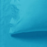 1000TC Ultra Soft King Single Size Bed Light Blue Flat & Fitted Sheet Set V493-AKSS-10