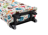 Foldable Shopping Cart for Groceries with Wheels 360 Degree Rolling Swivel Grocery Cart Oxford V1294-YM0901-3111240168912