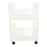 Storage Cart Large Capacity Thickened Mobile Storage Rack with Lockable Casters for Books Toys V1294-YM0901-3117230188511