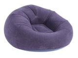 Inflatable Lounge Chair Flocking PVC Portable Folding Blow Up Sofa for Living Room Bedroom Balcony V1294-YM0901-3116240012411