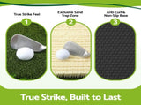 Everfit Golf Hitting Mat Practice Turf 4 in 1 Foldable Training Aid Backyard GOLF-A-MAT-4IN1-GN