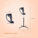 Standing Hair Dryer Accelerator Colour 360 Rotating Halo Rolling Salon Equipment V238-SUPDZ-32990099406928