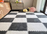 Puzzle Mat 30x30x0.6cm 10 Pieces Puzzle Mats EVA Foam Mat Tile Floor Protector Play Mat V1188-MS101-01895-1