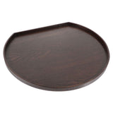 Wooden Serving Tray Dark Brown Coffee Table Tray for Storage and Display V1369-AZ3-W-25603