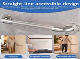 2-Pack 16-Inch Shower Handles Barrier-Free Design, Anti-Slip Grip, Bathroom Safety Assist Bar for V1366-AZ2-W-15142