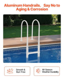 Thickened 4-Step Pool Ladder of Double Handrails for 1219.2-1371.6mm Pool V952-DXYCTTBGGSLBVYRNQV0