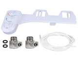 Bathroom Intelligent NonElectric Cold Hot Water Toilet Bidet Sprayer Set with Double Nozzle V1294-YM0901-3112200115612