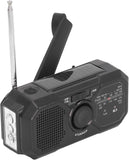 Noodradio - Solar-powered emergency radio, hand-operated - AM/FM/weather radio - With torch - SOS V1259-DP01-BO-649