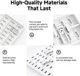 CARLA HOME Pegboard Combination Kit with 4 Pegboards and 18 Accessories Modular Hanging for Wall LSB-36101