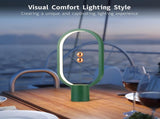 Green Magnetic Balance LED Table Lamp USB-Powered, Dimmable Eye-Care Light with Award-Winning V1107-MAGNETIC BALANCE LED TABLE LAMP2