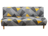 Stretch Armless Sofa Cover for 2 Seater Without Armrests V1263-JX-3557