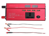 Car Power 12V 24V to 220V Aluminium Alloy 420W LED Screen Safe Charging 4 USB Ports Car V1294-YM0523-3117220072711