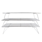 3Tier Cooling Rack Collapsible Folding Legs for Cookies Cakes Kitchen Baking Grilling Tool V1294-YM0901-3113200107211