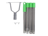 Garden Hoe Long Handle Heavy Duty Stainless Steel Weeding Hoe Gardening Tool for Farmland Loosing V1294-YM0901-3111240285111