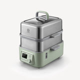 BUYDEEM Double Tier 10L Electric One Touch Digital Multifunctional Food Steamer V943-G56