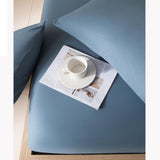 Deep Pocket Bed Sheet Queen Fitted Sheet - Soft Cotton Bed Sheet with 11" Deep Pocket, Solid Color V1366-AZ2-W-20577