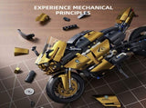 Mechanical Motorcycle Building Blocks V1142-LP601100683034699