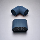 Lexon Ray Clock Lcd Alarm Clock With Temperature / Humidity Display - Blue V398-LD-LR155OB3