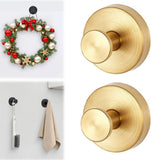 Suction Cup Hooks for Wreaths on Glass,2026 Wreath Hangers for Front Door,No Drill Suction Cup V1258-DP02-F-749