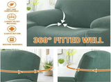 Power Lift Slipcover High Stretch Soft Jacquard Fabric with Side Pocket for Standard V1189-LC-RY-00191