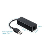 External USB 56K V.92 V.90 Dial Up Fax Modem for Win XP/VISTA7/8/10 V1263-JX-7356