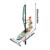 Remote Control Sailing Boat for Racing Surfing with Waterproof LED Light High Low Speed V1370-AZ4-10600