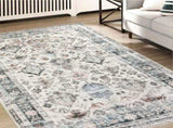 Marlow Floor Rug Vintage Short Pile Washable Carpet Soft Plush Non Slip 200x230 FR2038-200X230