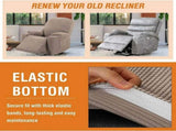 Power Lift Slipcover High Stretch Soft Jacquard Fabric with Side Pocket for Standard V1189-LC-RY-00201