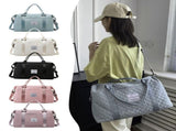 Travel Duffel Bag, Weekender Bags For Women, Overnight Gym Carry On Tote Bag With Wet Pocket, V1366-AZ2-W-25370