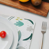 8 Pcs Clevinger MDF Placemats and Coasters Monstera V1181-CV0287-CV0288