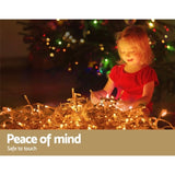 20M Christmas Lights Icicle Light 800 LED Warm White Decor Jingle Jollys XMAS-LED-800-IC-WW