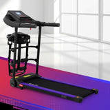 Everfit Treadmill Electric Home Gym Fitness Exercise Machine w/ Massager 400mm TMLL-400-MSG