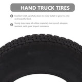 1Pair Garden Cart Tire Inner Tubes Black Rubber Replacement with Valve Stem V1370-AZ4-14794