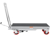 Hydraulic Lift Table Cart, 500lbs Capacity 28.5" Lifting Height, Manual Single Scissor Lift Table V952-DJYYSJPTCHS42SG52V0